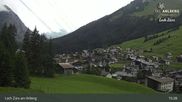 Archived webcam image showing Oberlech (Arlberg Mountain): Flühenlift on 6 Aug 2026 at 15:31