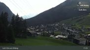 Archived webcam image showing Oberlech (Arlberg Mountain): Flühenlift on 12 Aug 2026 at 17:23