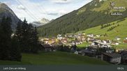 Archived webcam image showing Oberlech (Arlberg Mountain): Flühenlift on 7 Sep 2026 at 09:16