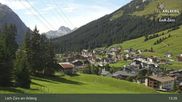Archived webcam image showing Oberlech (Arlberg Mountain): Flühenlift on 7 Sep 2026 at 13:16