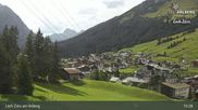 Archived webcam image showing Oberlech (Arlberg Mountain): Flühenlift on 7 Sep 2026 at 15:16