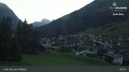 Archived webcam image showing Oberlech (Arlberg Mountain): Flühenlift on 12 Sep 2026 at 19:03