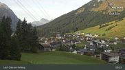 Archived webcam image showing Oberlech (Arlberg Mountain): Flühenlift on 1 Oct 2026 at 09:53