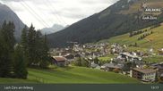 Archived webcam image showing Oberlech (Arlberg Mountain): Flühenlift on 1 Oct 2026 at 13:53