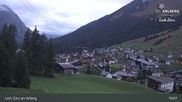 Archived webcam image showing Oberlech (Arlberg Mountain): Flühenlift on 4 Oct 2026 at 05:33