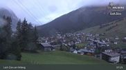 Archived webcam image showing Oberlech (Arlberg Mountain): Flühenlift on 11 Oct 2026 at 07:46