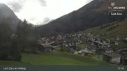 Archived webcam image showing Oberlech (Arlberg Mountain): Flühenlift on 11 Oct 2026 at 17:46