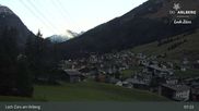 Archived webcam image showing Oberlech (Arlberg Mountain): Flühenlift on 27 Oct 2026 at 07:50