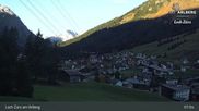 Archived webcam image showing Oberlech (Arlberg Mountain): Flühenlift on 27 Oct 2026 at 08:50