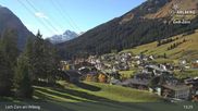 Archived webcam image showing Oberlech (Arlberg Mountain): Flühenlift on 27 Oct 2026 at 13:50
