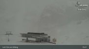 Archived webcam image showing Mountain Restaurant Seekopf (Zürs) on 11 May 2026 at 15:49