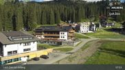Archived webcam image showing Panoramic View Oberlech on 9 Jul 2026 at 08:17