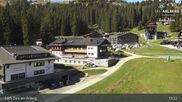 Archived webcam image showing Panoramic View Oberlech on 15 Oct 2026 at 13:23