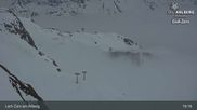 Archiviertes Webcam Bild: Lech-Zürs: Trittkopf Bergstation am 13.04.2026 um 19:42 Uhr