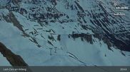 Archived webcam image showing Trittkopf Top Station (Zürs) on 10 May 2026 at 01:27