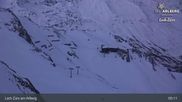 Archiviertes Webcam Bild: Lech-Zürs: Trittkopf Bergstation am 18.05.2026 um 05:33 Uhr