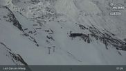 Archiviertes Webcam Bild: Lech-Zürs: Trittkopf Bergstation am 18.05.2026 um 07:33 Uhr