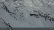 Archiviertes Webcam Bild: Lech-Zürs: Trittkopf Bergstation am 18.05.2026 um 08:33 Uhr