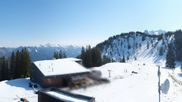 Archived webcam image showing Top station "Panoramabahn", ski resort "Brandnertal" on 18 Mar 2026 at 10:36