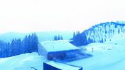 Archived webcam image showing Top station "Panoramabahn", ski resort "Brandnertal" on 2 Apr 2026 at 06:19