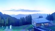Archived webcam image showing Top station "Panoramabahn", ski resort "Brandnertal" on 28 May 2026 at 04:07