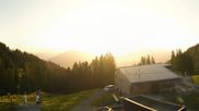 Archived webcam image showing Top station "Panoramabahn", ski resort "Brandnertal" on 16 Jun 2026 at 06:39