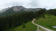 Archived webcam image showing Top station "Panoramabahn", ski resort "Brandnertal" on 16 Jun 2026 at 12:39