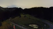 Archived webcam image showing Top station "Panoramabahn", ski resort "Brandnertal" on 17 Jul 2026 at 04:23
