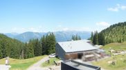 Archived webcam image showing Top station "Panoramabahn", ski resort "Brandnertal" on 17 Jul 2026 at 14:23