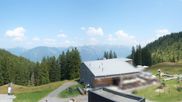 Archiviertes Webcam Bild: Bergstation Panoramabahn Brandnertal am 29.07.2026 um 14:08 Uhr