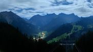 Archived webcam image showing Top station "Panoramabahn", ski resort "Brandnertal" on 30 Aug 2026 at 04:25