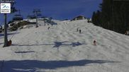 Archived webcam image showing Damüls Ski Resort: View Base Station Oberdamüls on 26 Feb 2026 at 14:34