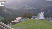 Archived webcam image showing Damüls Ski Resort: View Base Station Oberdamüls on 11 Aug 2026 at 06:42