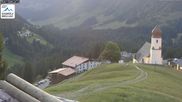Archived webcam image showing Damüls Ski Resort: View Base Station Oberdamüls on 28 Sep 2026 at 07:16