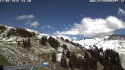 Archived webcam image showing Ski Resort Diedamskopf - Wedelstube on 13 May 2026 at 14:02