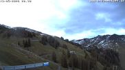 Archived webcam image showing Ski Resort Diedamskopf - Wedelstube on 13 May 2026 at 20:02