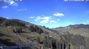 Archived webcam image showing Ski Resort Diedamskopf - Wedelstube on 12 Jul 2026 at 18:30