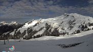 Archived webcam image showing Ski resort Diedamskopf - View Breitenalpe on 13 May 2026 at 08:02