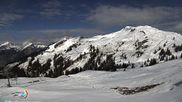 Archived webcam image showing Ski resort Diedamskopf - View Breitenalpe on 13 May 2026 at 10:02