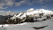 Archived webcam image showing Ski resort Diedamskopf - View Breitenalpe on 13 May 2026 at 12:02