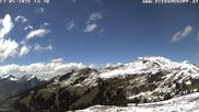 Archived webcam image showing Ski resort Diedamskopf - View Breitenalpe on 13 May 2026 at 14:02