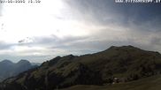 Archived webcam image showing Ski resort Diedamskopf - View Breitenalpe on 21 Jun 2026 at 16:27