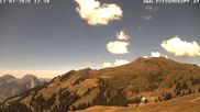 Archived webcam image showing Ski resort Diedamskopf - View Breitenalpe on 12 Jul 2026 at 12:00