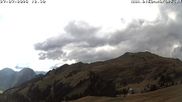 Archived webcam image showing Ski resort Diedamskopf - View Breitenalpe on 27 Jul 2026 at 18:45