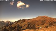 Archived webcam image showing Ski resort Diedamskopf - View Breitenalpe on 12 Sep 2026 at 12:00