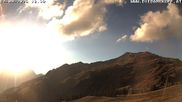 Archived webcam image showing Ski resort Diedamskopf - View Breitenalpe on 12 Sep 2026 at 18:00