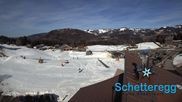 Archived webcam image showing Schetteregg - Base station Chair lift on 26 Feb 2026 at 14:05