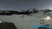 Archived webcam image showing panoramic view alp Schetteregg on 26 Feb 2026 at 20:00