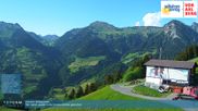 Archiviertes Webcam Bild: Seilbahnen Sonntag: Bergstation Pendelbahn am 28.05.2026 um 18:11 Uhr