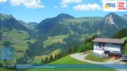 Archiviertes Webcam Bild: Seilbahnen Sonntag: Bergstation Pendelbahn am 12.07.2026 um 14:50 Uhr